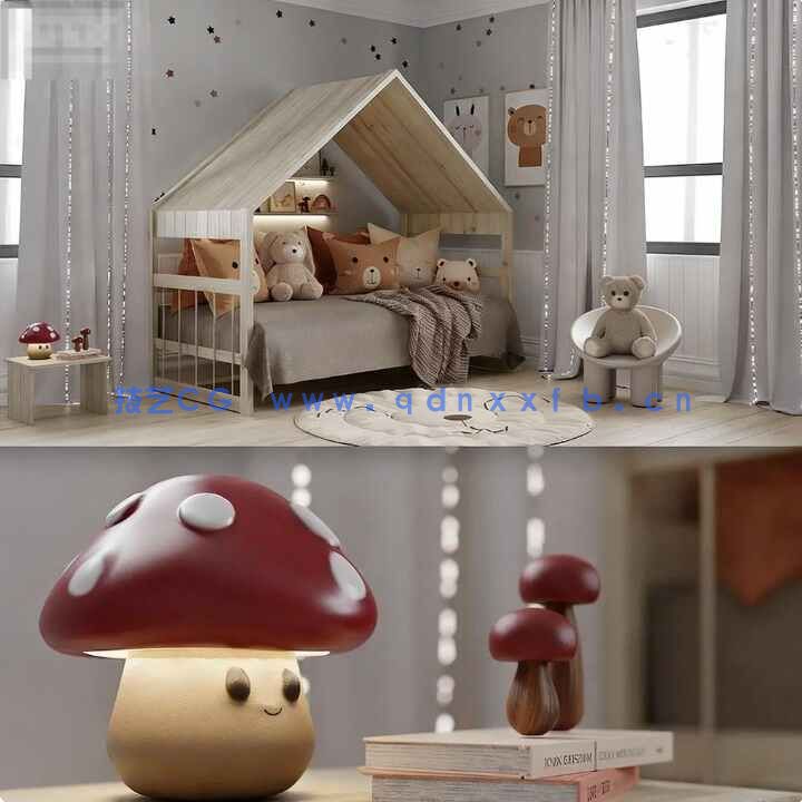 [家具模型] Blender高质量室内家具设计场景3D模型 第三季(图7)