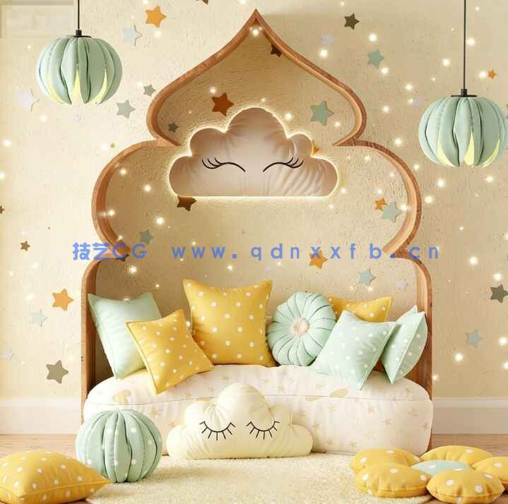 [家具模型] Blender高质量室内家具设计场景3D模型 第三季(图8)