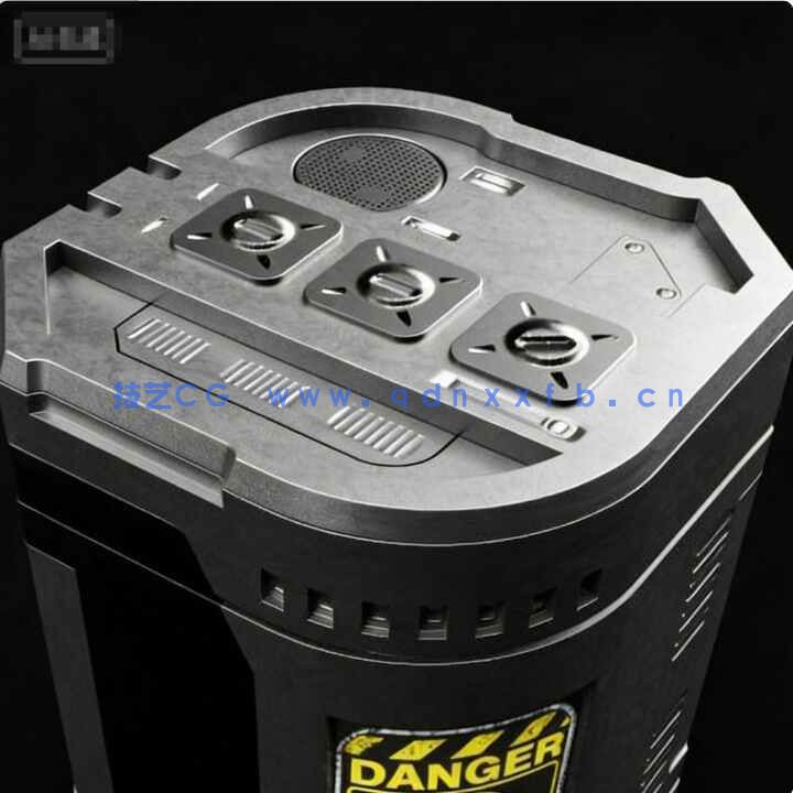 [家具模型] 科幻硬表面箱体道具场景细节3D模型资源包(图3)