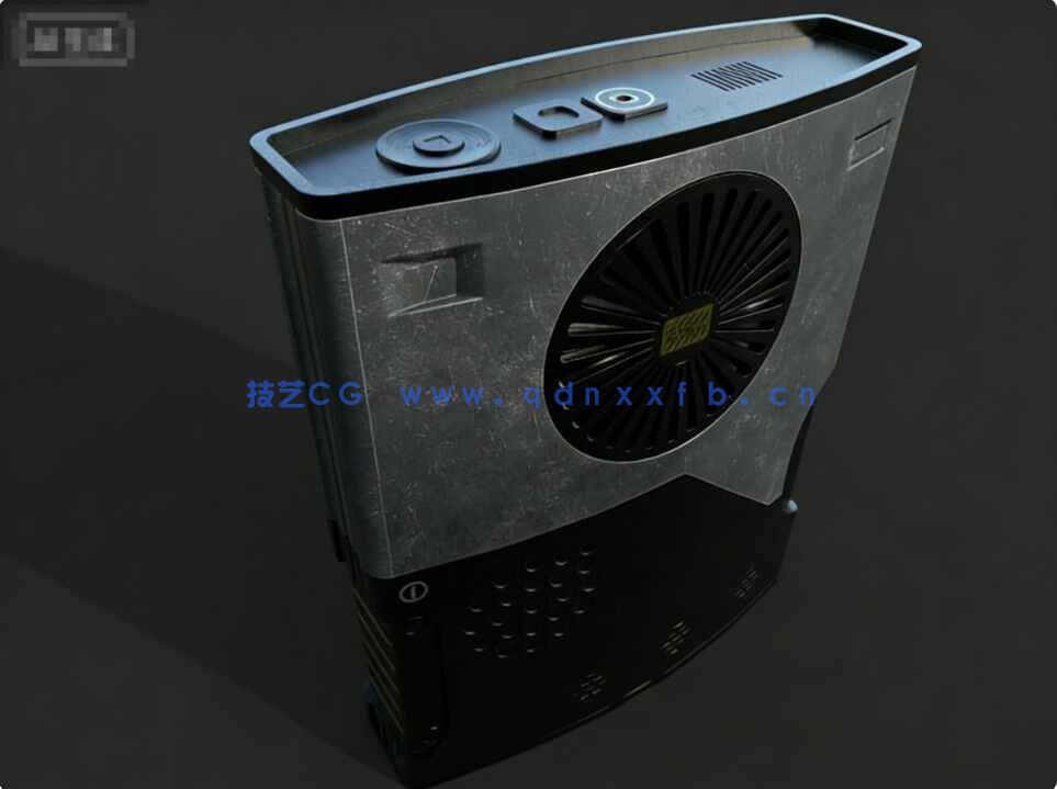 [家具模型] 科幻硬表面箱体道具场景细节3D模型资源包(图6)