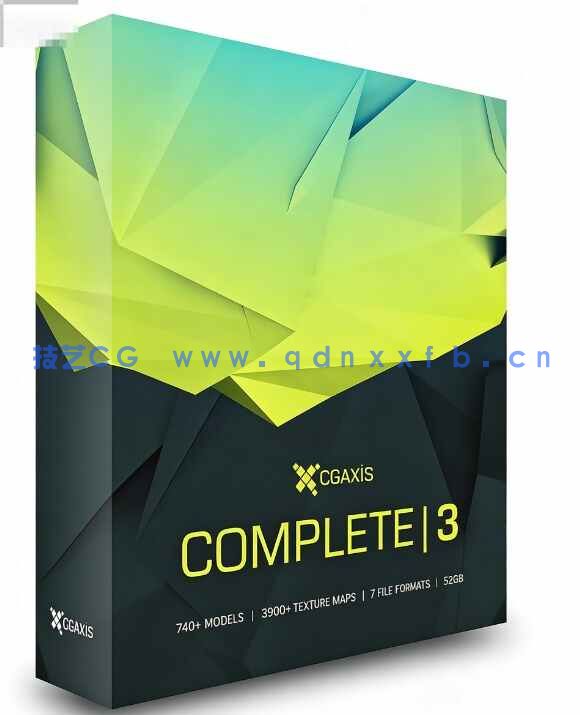 [家具模型] 740组CGAxis出品家具灯具植物电子产品食品等经典系列3D模型合集 第三季(图1)