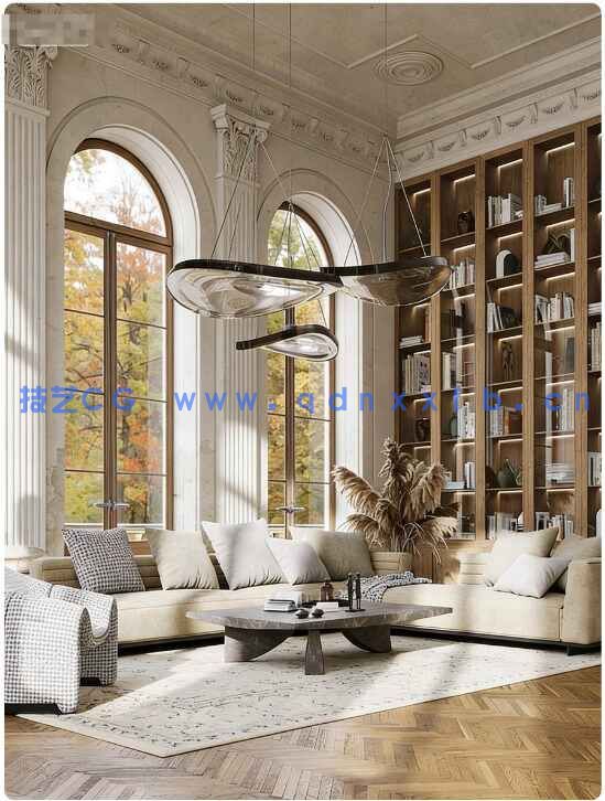 [家具模型] 200组高品质现代风格休闲时尚家居家具3D模型合集 Evermotion第219季(图2)