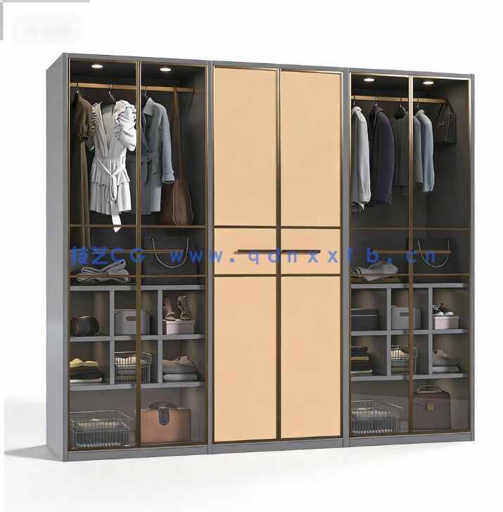 [家具模型] 12组现代风格服装鞋子帽子衣柜家具家装3D模型合集 Evermotion第277季(图2)