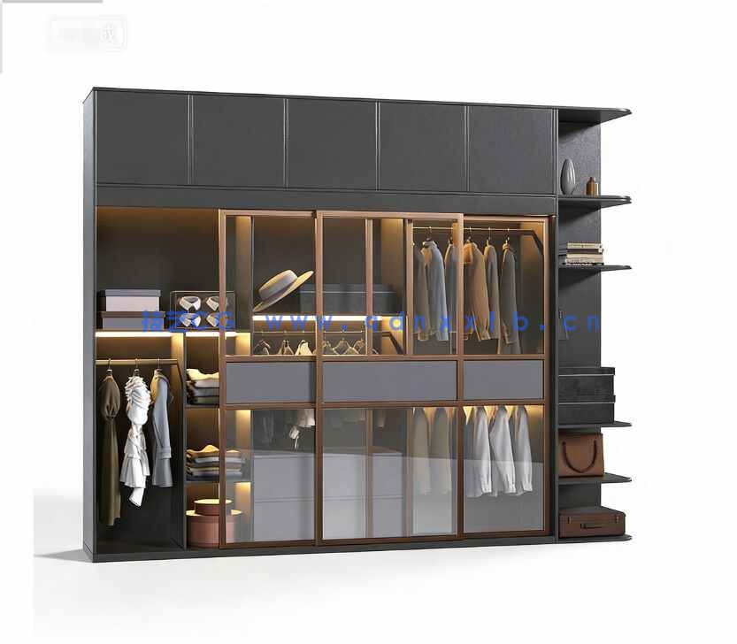 [家具模型] 12组现代风格服装鞋子帽子衣柜家具家装3D模型合集 Evermotion第277季(图5)