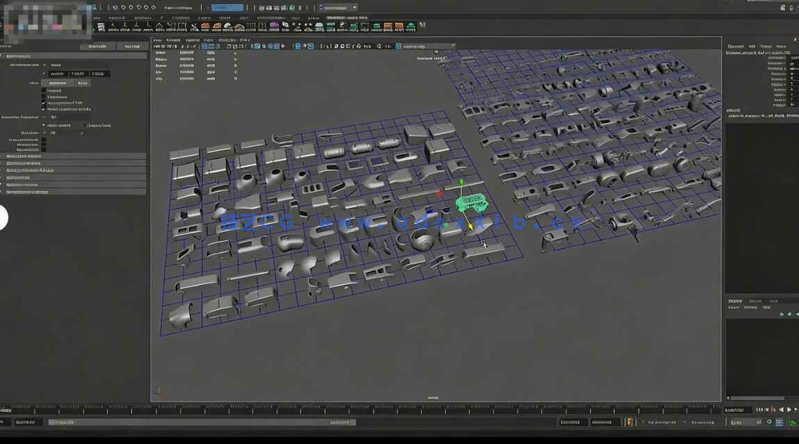 [武器道具] 300个机械原型搭建硬表面3D模型套件(图7)