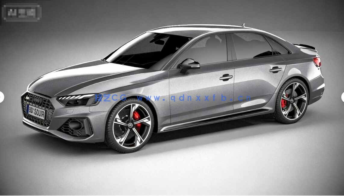 [武器道具] 奥迪Audi RS4 Sedan 2020款汽车3D模型(图1)