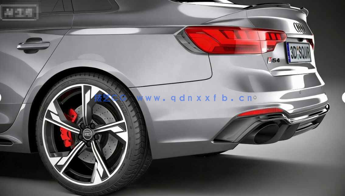 [武器道具] 奥迪Audi RS4 Sedan 2020款汽车3D模型(图6)