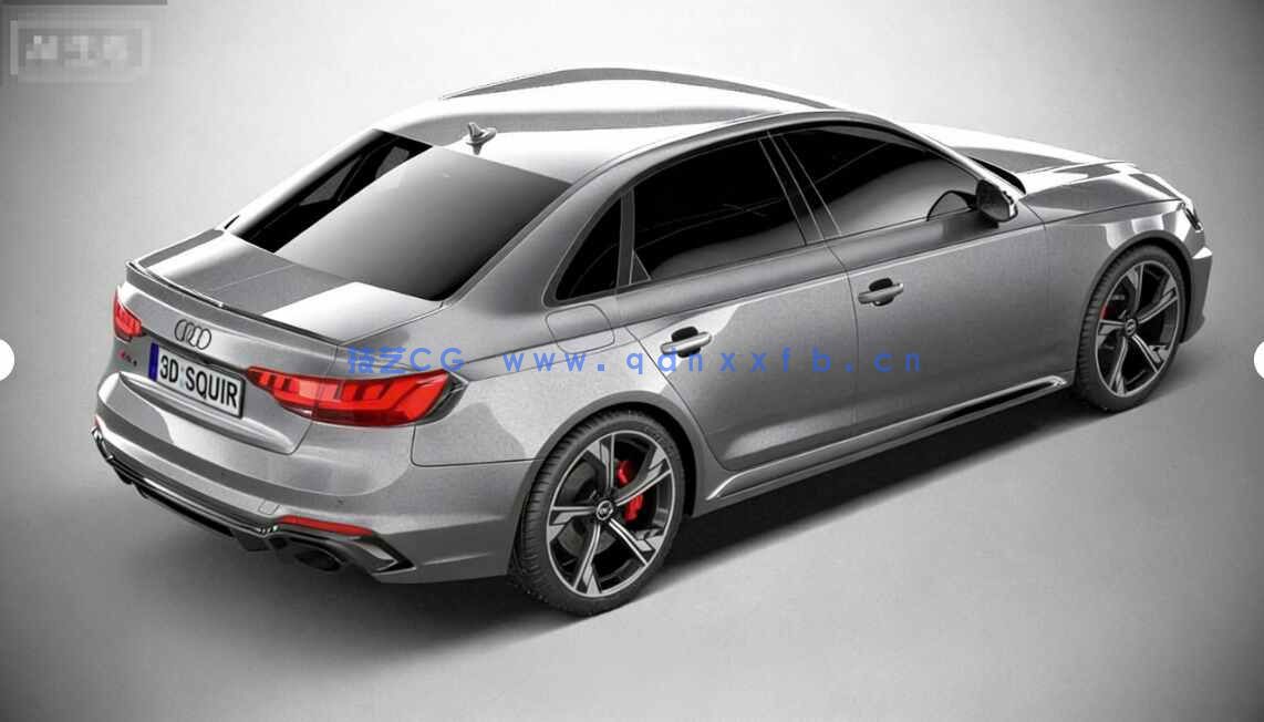[武器道具] 奥迪Audi RS4 Sedan 2020款汽车3D模型(图5)