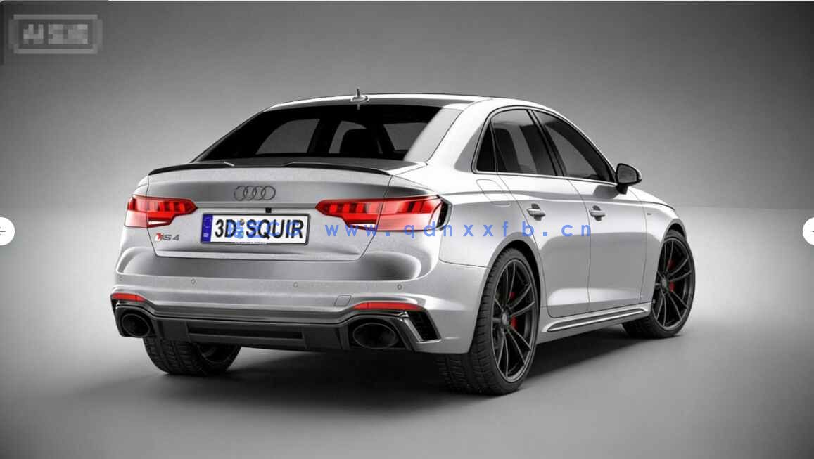 [武器道具] 奥迪Audi RS4 Sedan 2020款汽车3D模型(图4)