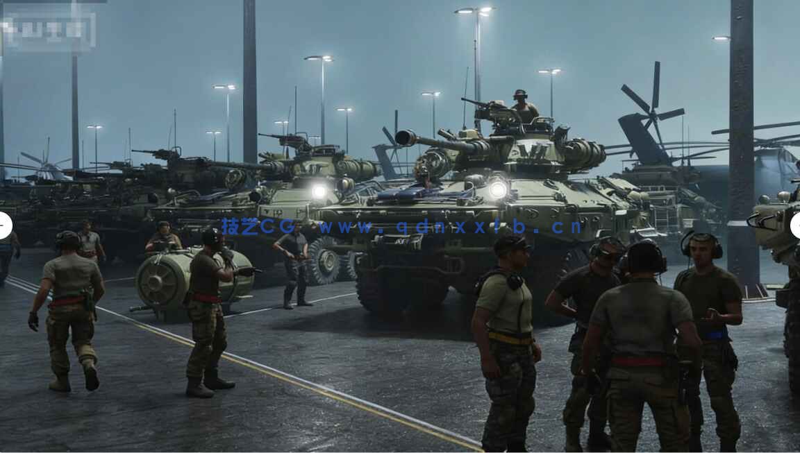 [武器道具] 重型装甲车队完整车辆零部件机修工等3D模型库 BMS出品(图3)