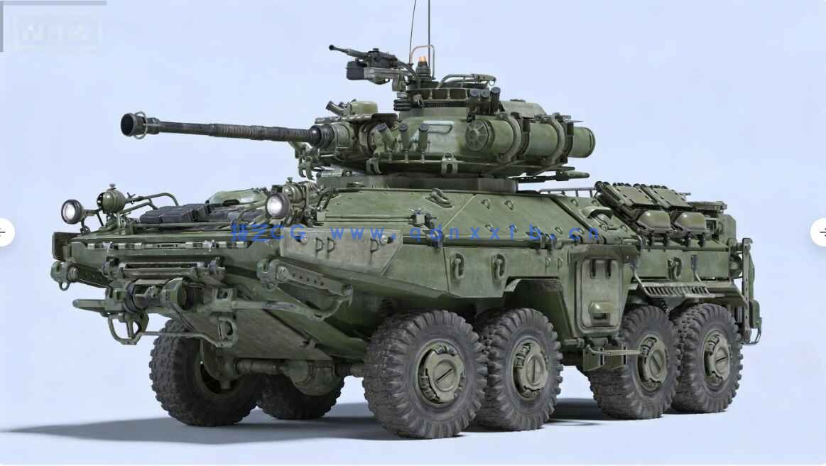 [武器道具] 重型装甲车队完整车辆零部件机修工等3D模型库 BMS出品(图4)