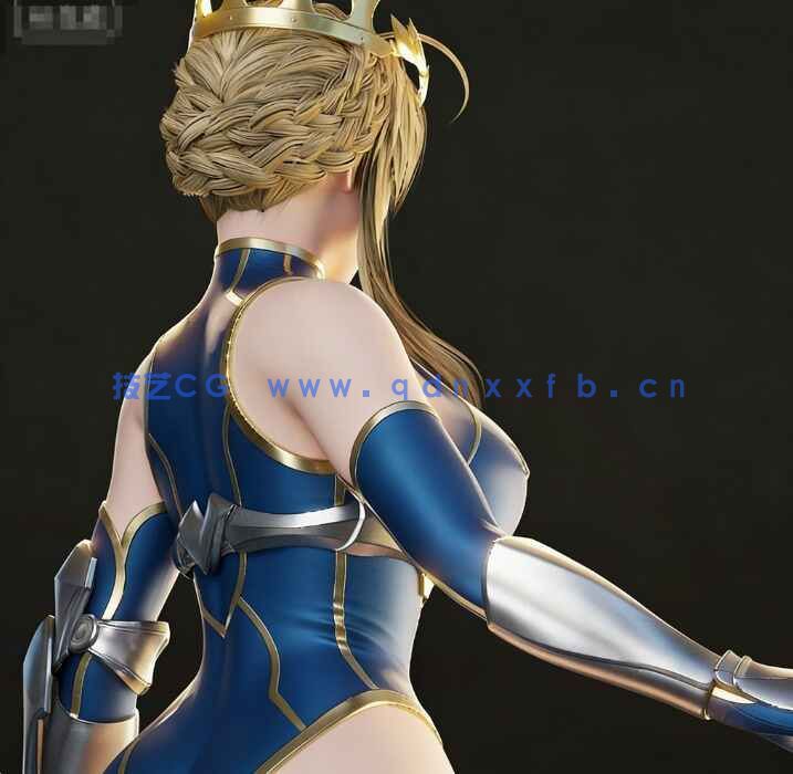 [独立角色] 阿尔托莉雅·潘德拉贡《Fate/stay night》游戏角色高质量3D模型(图6)