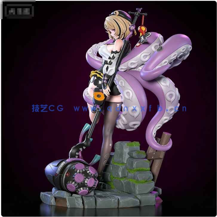 [独立角色] 伊德海莉Yidhari《绝区零》游戏角色雕刻手办3D打印模型(图3)