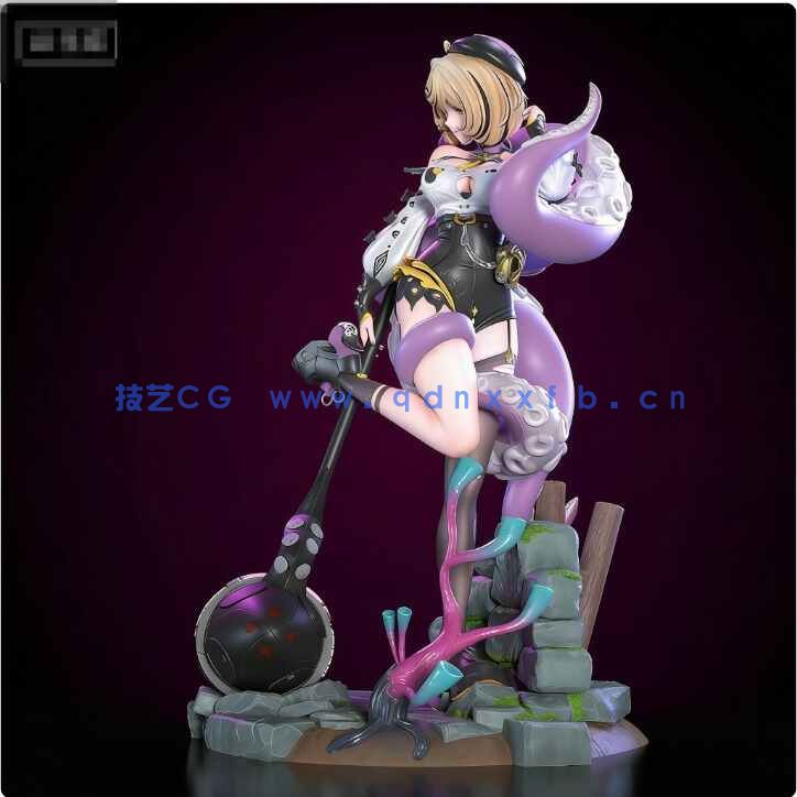 [独立角色] 伊德海莉Yidhari《绝区零》游戏角色雕刻手办3D打印模型(图5)