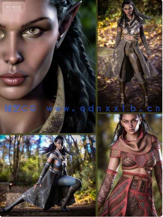 [独立角色] Daz3D各类角色3D模型合集2023年度10月第三季(图5)
