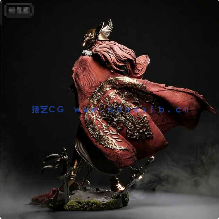 [独立角色] 超唯美玛莲妮亚《艾尔登法环》游戏角色雕塑3D打印模型(图4)