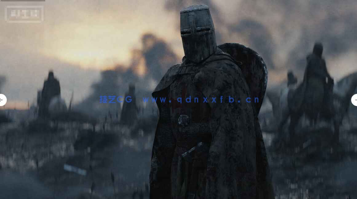 [独立角色] 中世纪十字军远征军战争主题军队与建筑大型3D模型合集(图2)