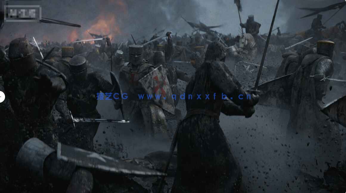 [独立角色] 中世纪十字军远征军战争主题军队与建筑大型3D模型合集(图8)