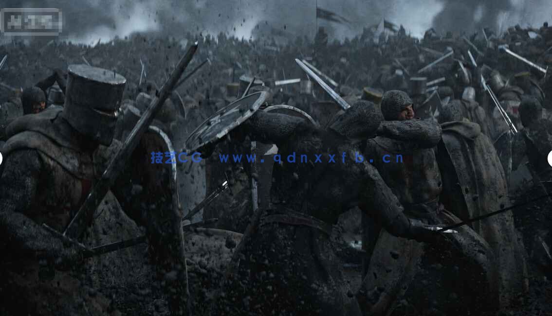 [独立角色] 中世纪十字军远征军战争主题军队与建筑大型3D模型合集(图6)