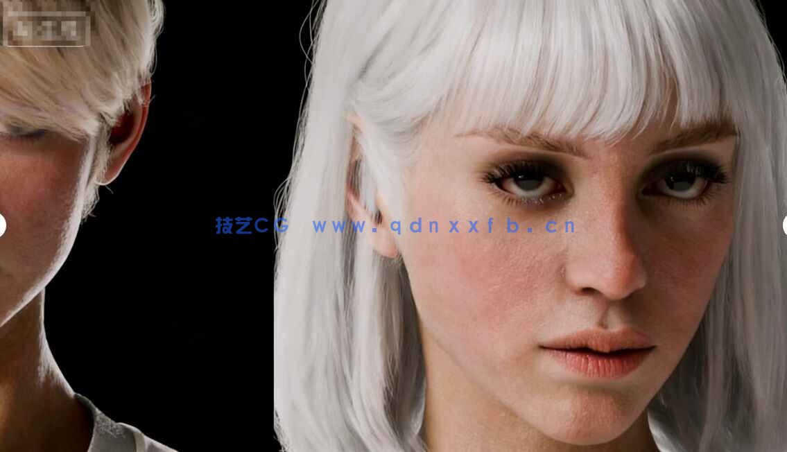 [独立角色] 24组Blender影视级写实人体皮肤质感角色艺术3D模型合集(图5)