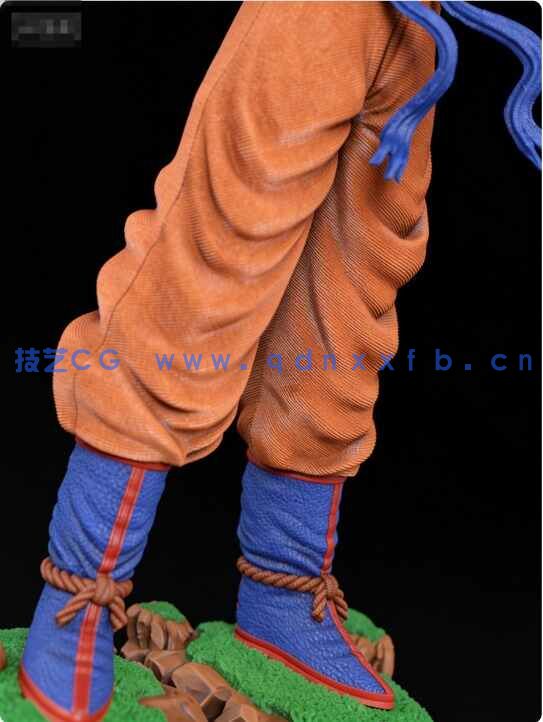 [独立角色] 孙悟空站姿《龙珠》动漫角色雕塑雕刻3D模型(图5)
