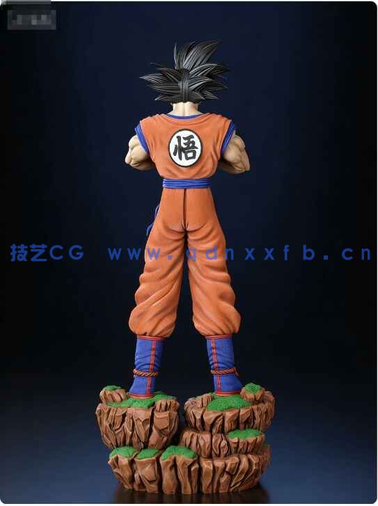 [独立角色] 孙悟空站姿《龙珠》动漫角色雕塑雕刻3D模型(图4)