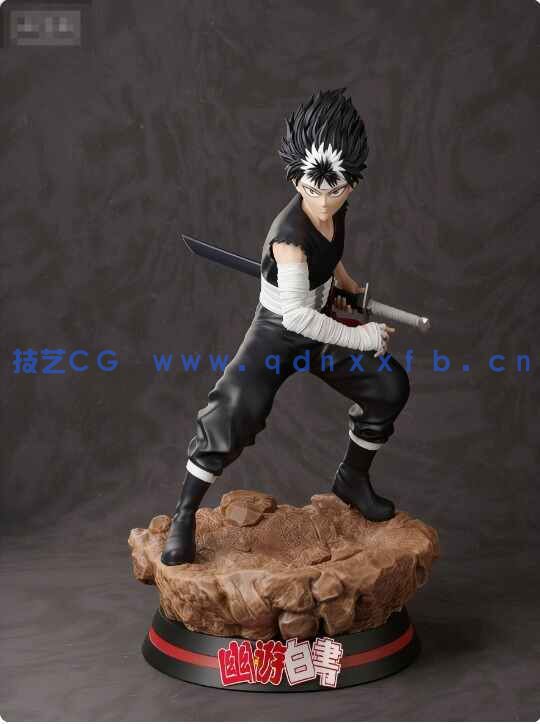 [独立角色] 飞影《幽游白书》动漫角色雕塑雕刻3D模型(图5)