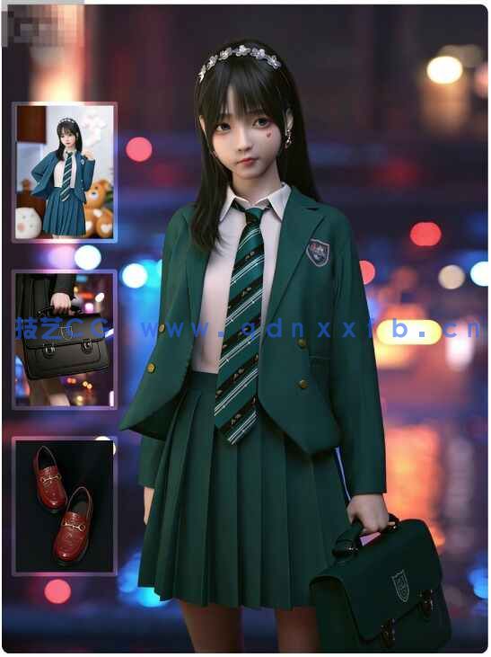 [独立角色] Daz3D各类角色3D模型合集2023年度7月第二季(图4)