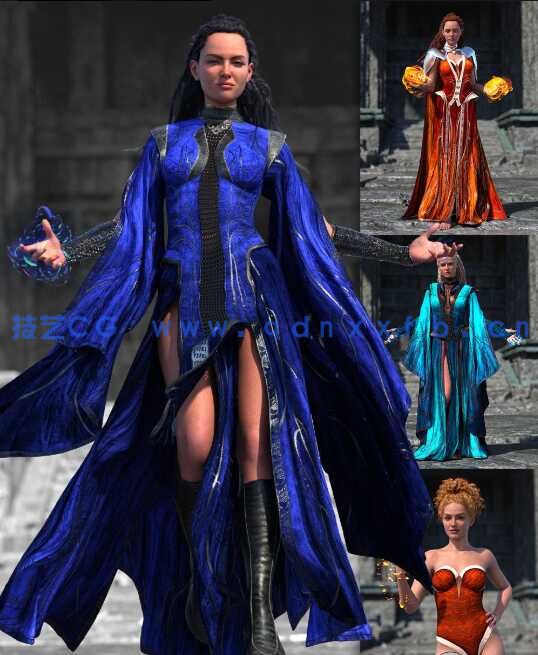 [独立角色] Daz3D各类角色3D模型合集2023年度4月第四季(图7)