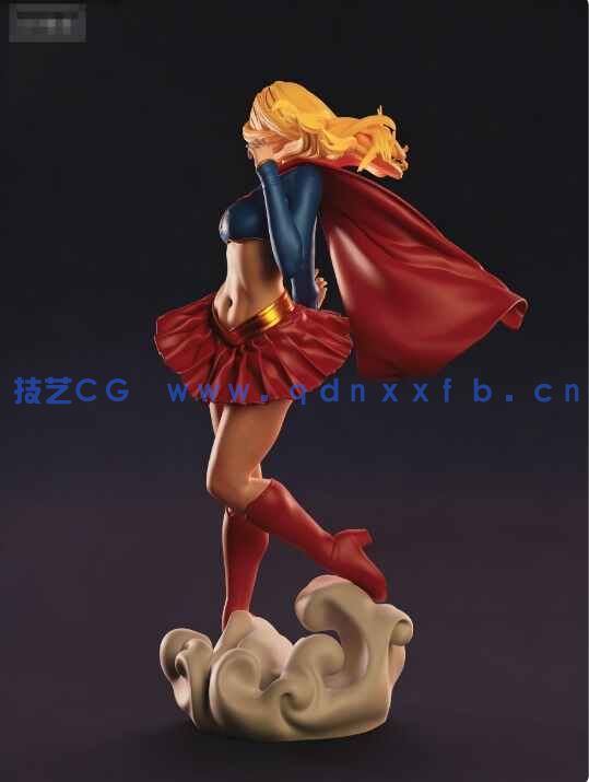[独立角色] 女超人DC动漫角色雕塑雕刻3D模型(图5)