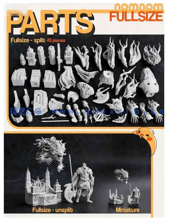 [独立角色] 戈弗雷《艾尔登法环》游戏角色雕塑3D打印模型(图8)