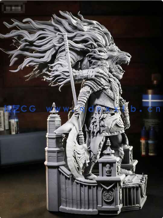 [独立角色] 戈弗雷《艾尔登法环》游戏角色雕塑3D打印模型(图7)