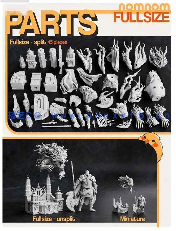 [独立角色] 戈弗雷《艾尔登法环》游戏角色雕塑3D打印模型(图6)