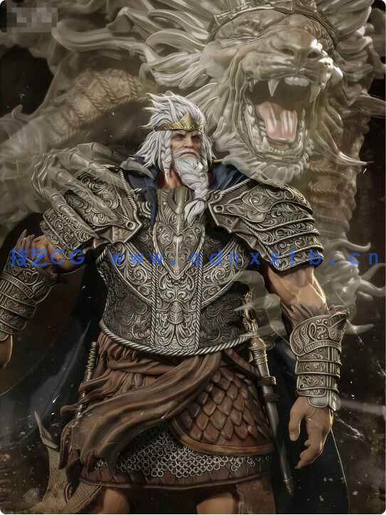 [独立角色] 戈弗雷《艾尔登法环》游戏角色雕塑3D打印模型(图1)