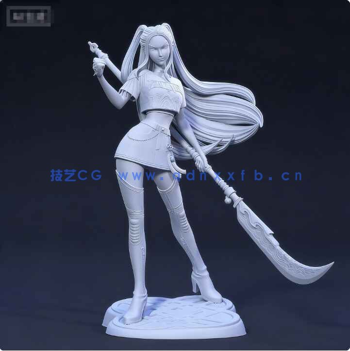 [独立角色] Mira《K-Pop恶魔猎人》动画角色雕刻手办3D打印模型(图6)