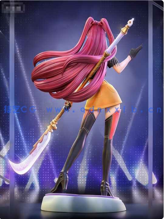 [独立角色] Mira《K-Pop恶魔猎人》动画角色雕刻手办3D打印模型(图4)