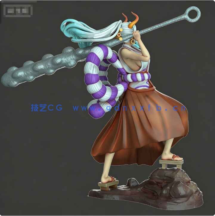 [独立角色] 大和《海贼王航海王》动漫角色雕塑3D打印模型(图3)