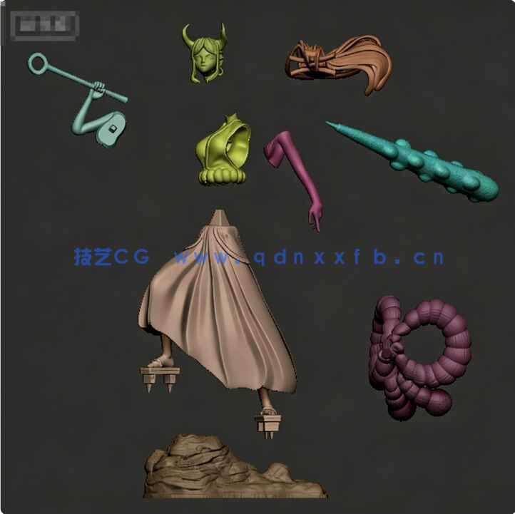 [独立角色] 大和《海贼王航海王》动漫角色雕塑3D打印模型(图8)