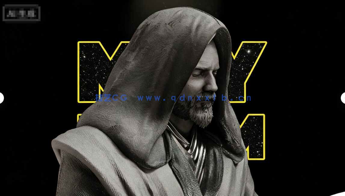 [独立角色] 欧比旺绝地大师《星球大战》影视角色雕塑3D打印模型(图5)