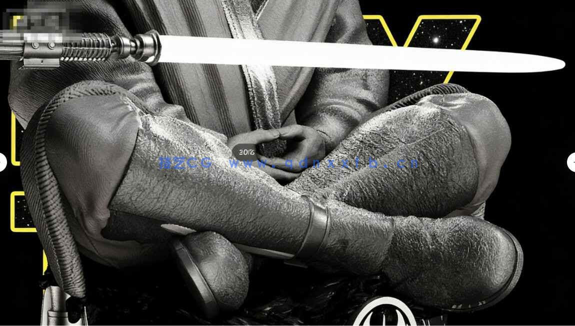 [独立角色] 欧比旺绝地大师《星球大战》影视角色雕塑3D打印模型(图8)