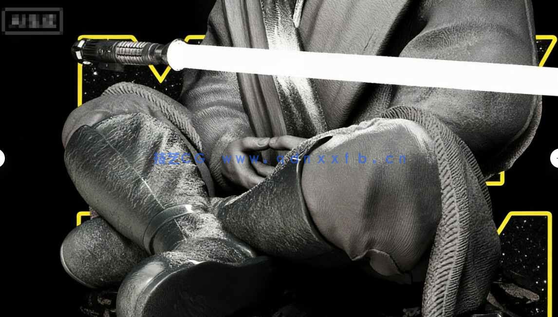 [独立角色] 欧比旺绝地大师《星球大战》影视角色雕塑3D打印模型(图7)