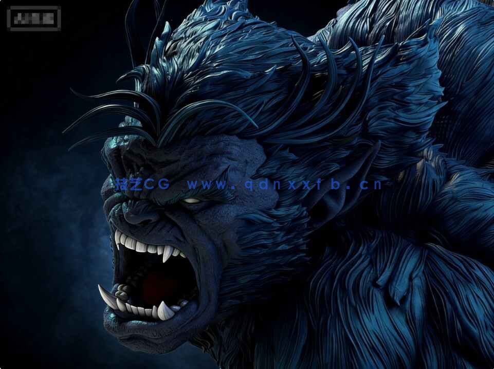 [独立角色] 野兽Beast超级英雄《X战警》动漫角色雕塑3D打印模型(图7)