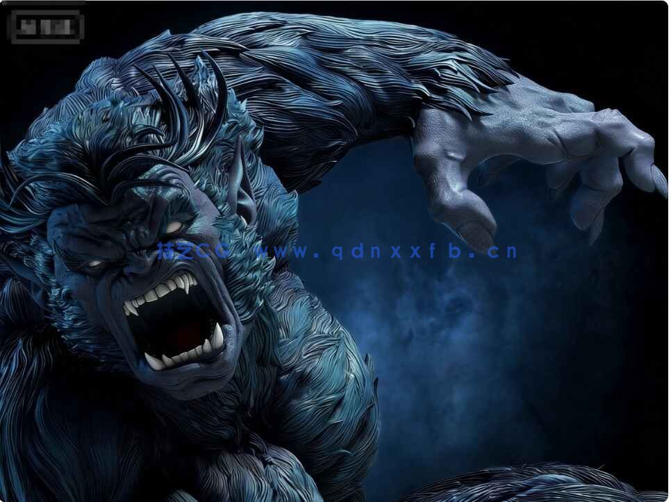 [独立角色] 野兽Beast超级英雄《X战警》动漫角色雕塑3D打印模型(图3)