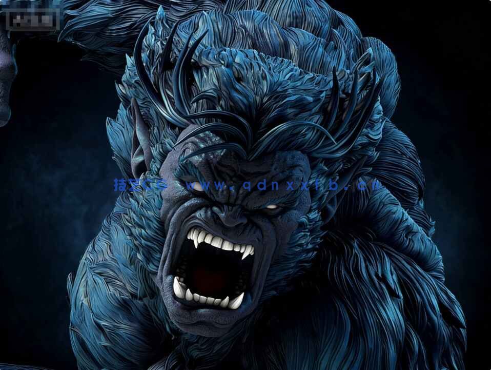 [独立角色] 野兽Beast超级英雄《X战警》动漫角色雕塑3D打印模型(图6)