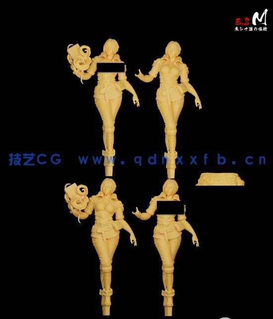 [独立角色] 特莉丝梅莉葛德《巫师猎魔人》游戏角色雕塑3D打印模型(图2)