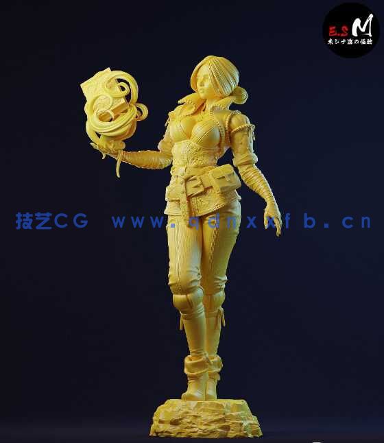 [独立角色] 特莉丝梅莉葛德《巫师猎魔人》游戏角色雕塑3D打印模型(图6)