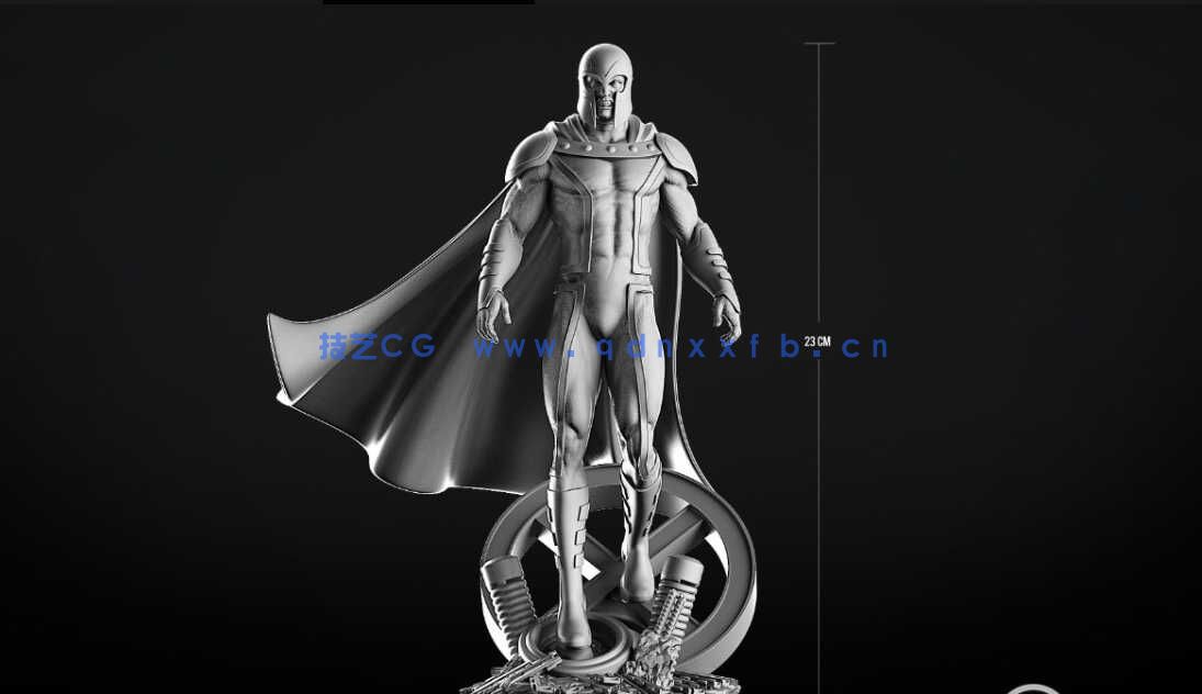 [独立角色] 万磁王《X战警》影视动漫角色雕塑3D打印模型(图5)