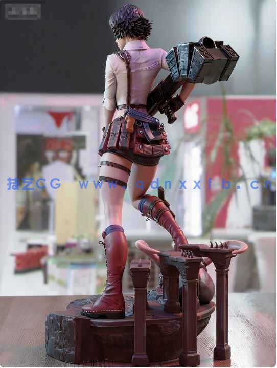 [独立角色] 蕾蒂《鬼泣3》女主角游戏角色雕塑3D打印模型(图5)