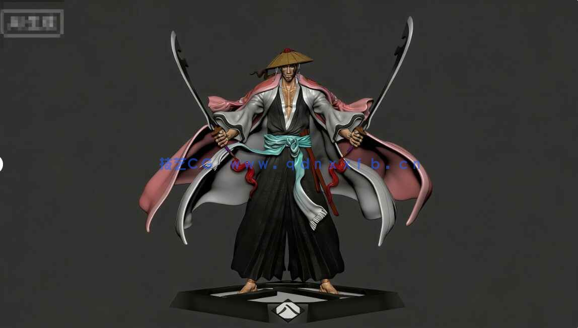 [独立角色] 京乐春水《死神》动漫角色雕塑3D打印模型(图8)