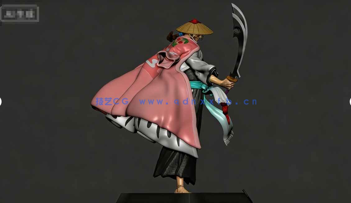 [独立角色] 京乐春水《死神》动漫角色雕塑3D打印模型(图7)